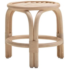 Handmade Natural Rattan Alache Low Stool