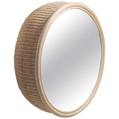 Handmade Natural Rattan Azalea Wall Mirror