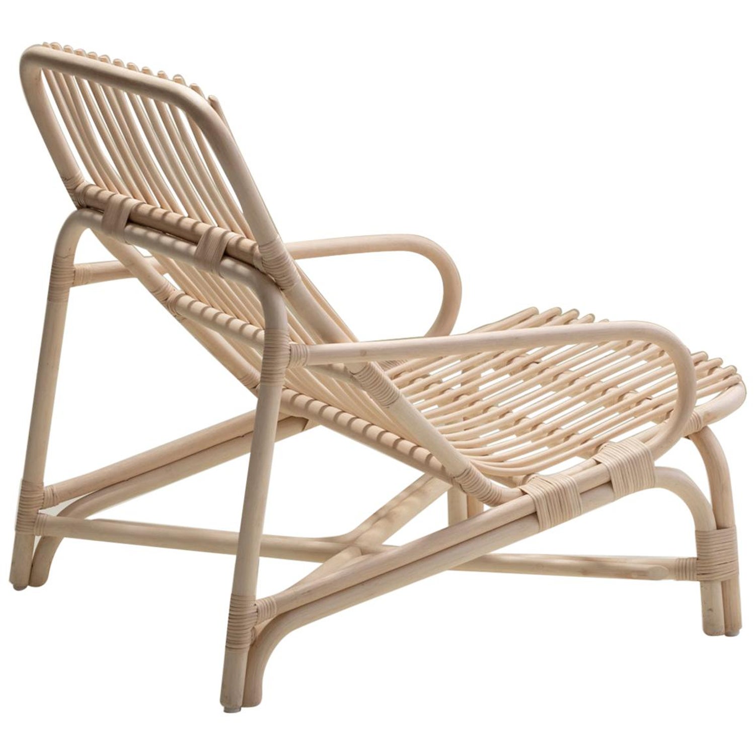 Handmade Natural Rattan Camelia Lounge Chair For Sale at 1stDibs | wicker  furniture for sale, rattan beach chair quotes, rattan kitchen chairs