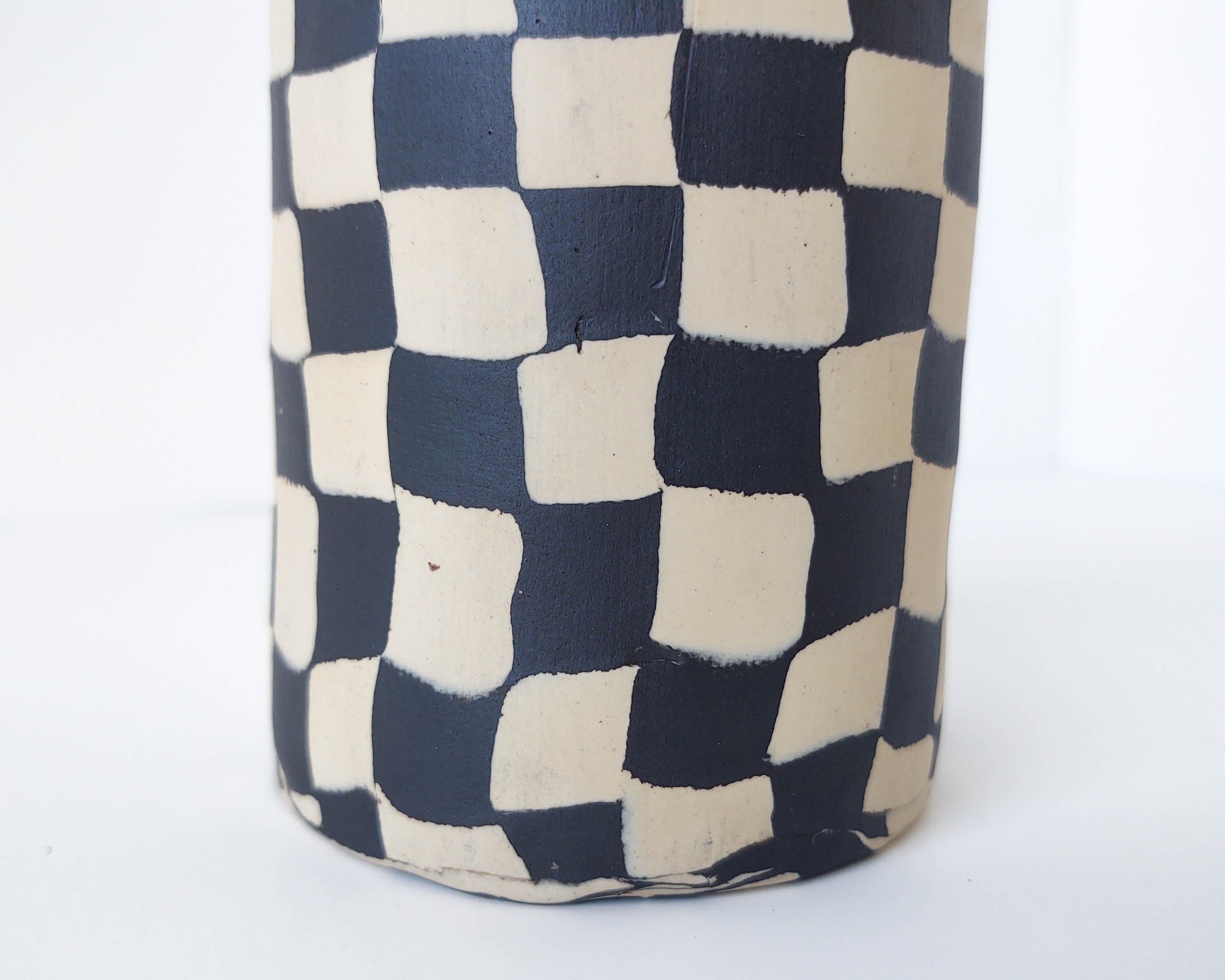 checkered ceramics