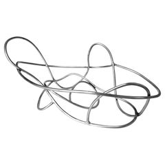 Escultura nido de acero hecha a mano por Le Meduse