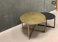 Handmade Nesting Tables, Set Side Coffee Tables Handcrafted by French Designer