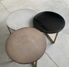 Mesas nido hechas a mano, Juego Mesas auxiliares de centro hechas a mano por un diseñador francés