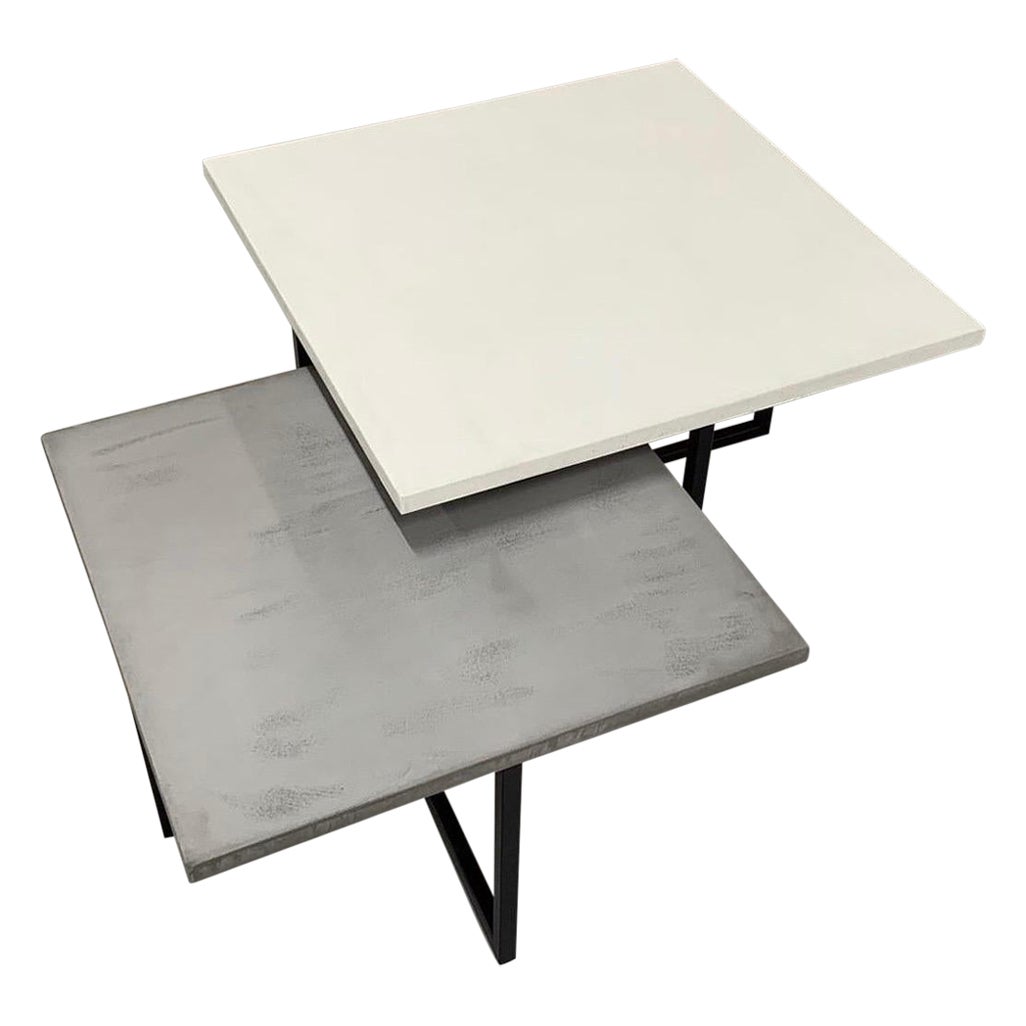 Tables gigognes, set de tables basses d'appoint faites à la main par un designer français