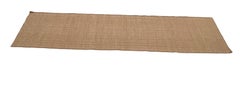 Handmade New Zealand Woolen Flat Weave Runner, 2.5x10 Solid Beige Indian Dhurrie