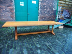 Handmade Oak Dining Table or Boardroom Table by Beaverman