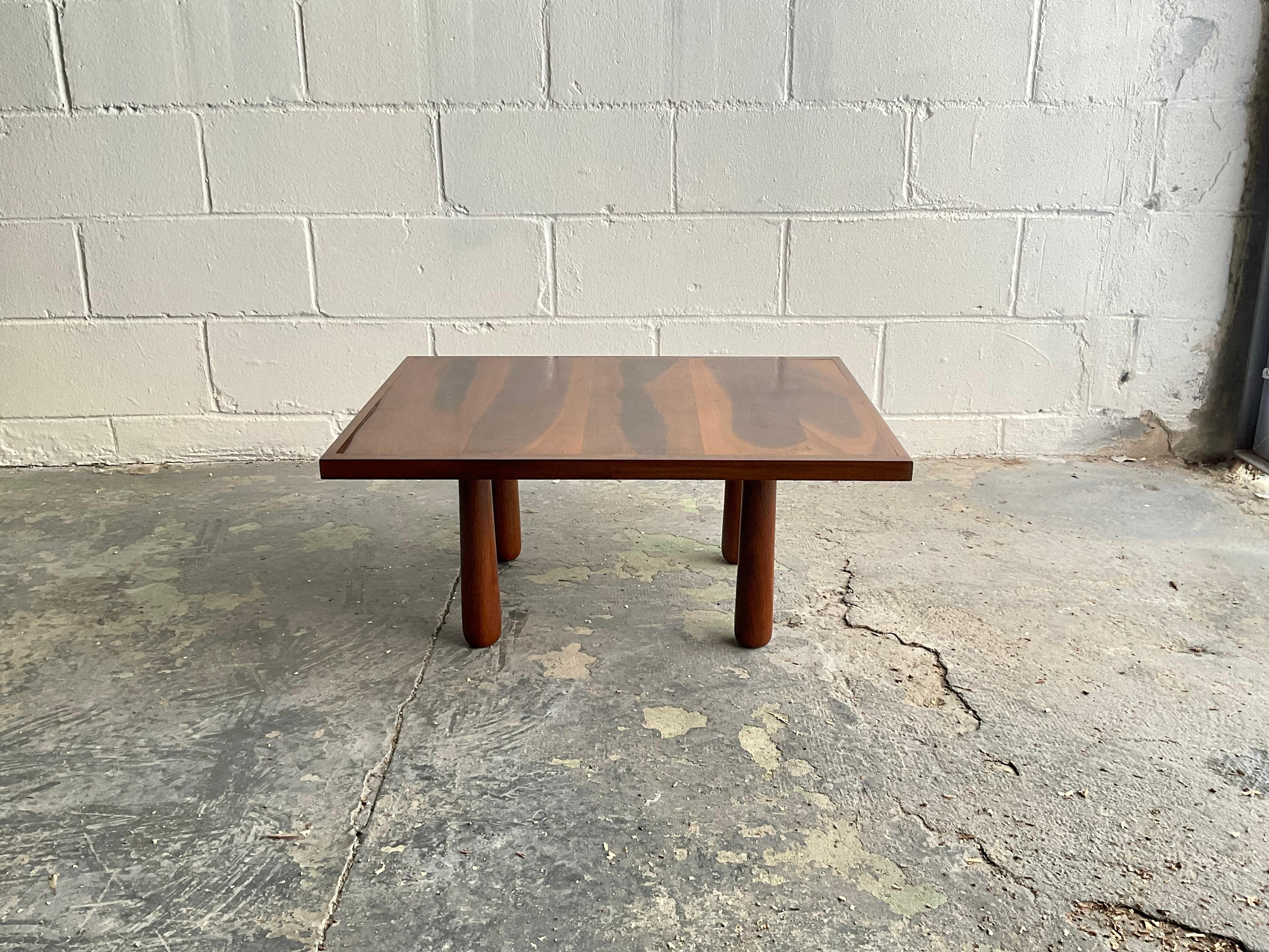 Arts and Crafts Handmade “Oikado” Low Table in Black Walnut by Montaperto Studios, 2023 For Sale