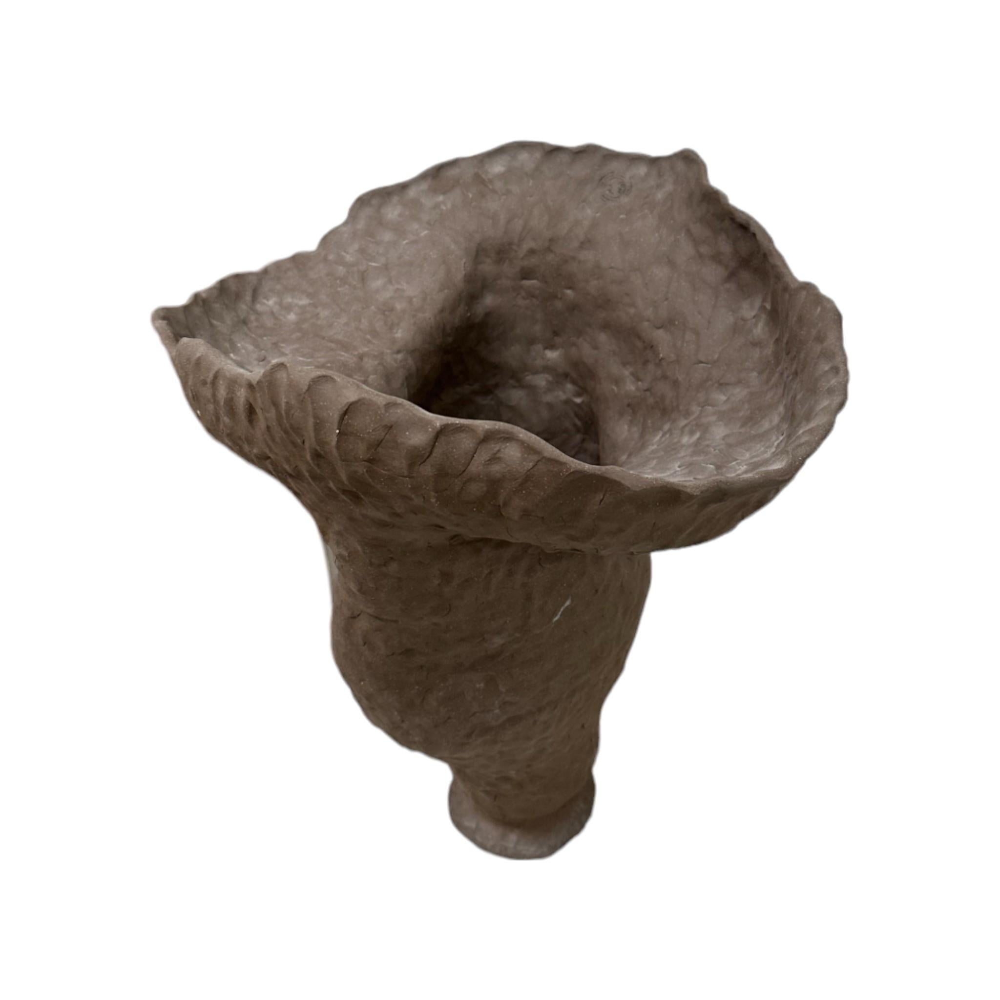 Handmade Organic Ceramic Vessel In New Condition For Sale In Los Angeles, CA