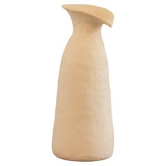 handmade organic white ceramic vase  RUPA N.4