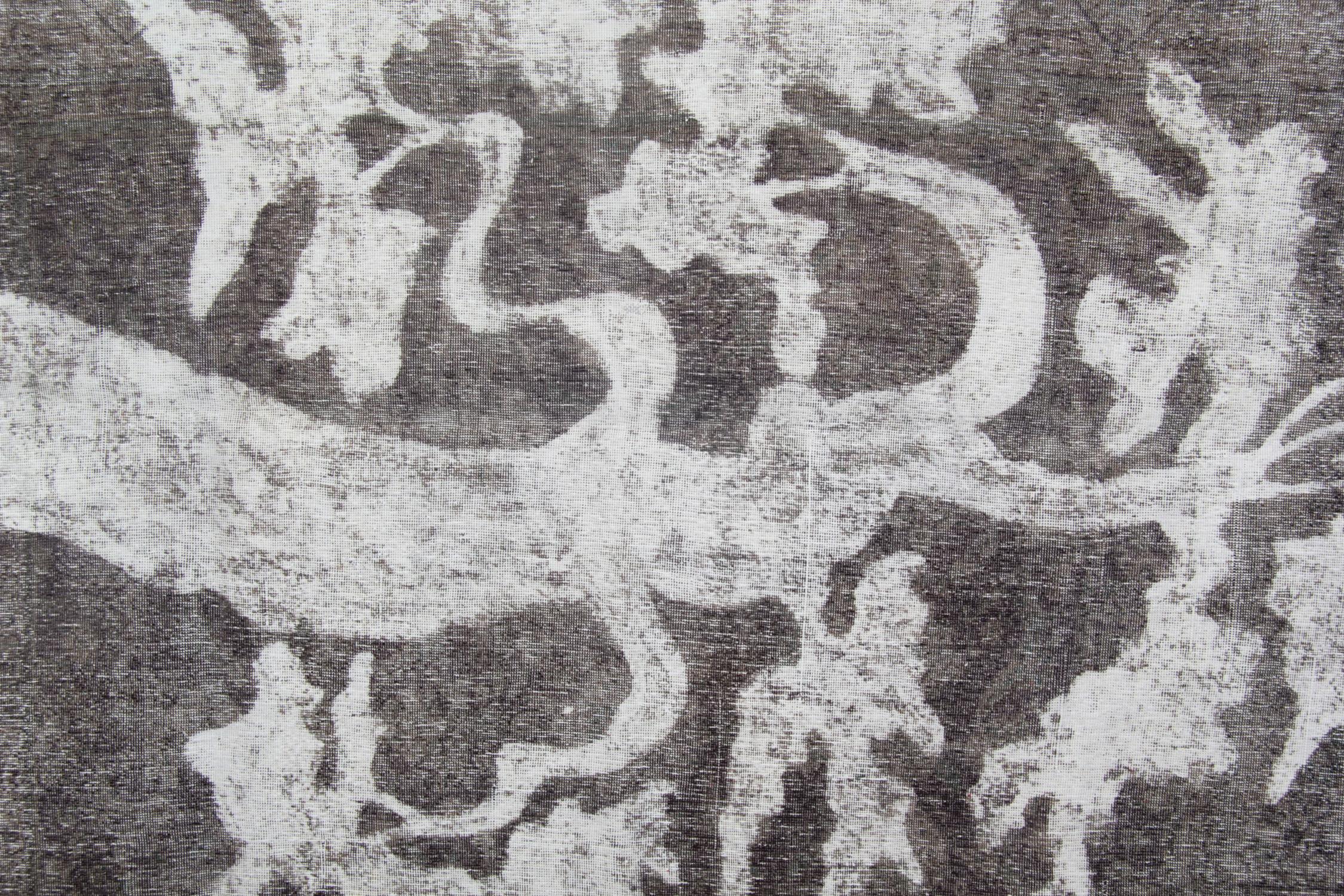 black and white turkish rug