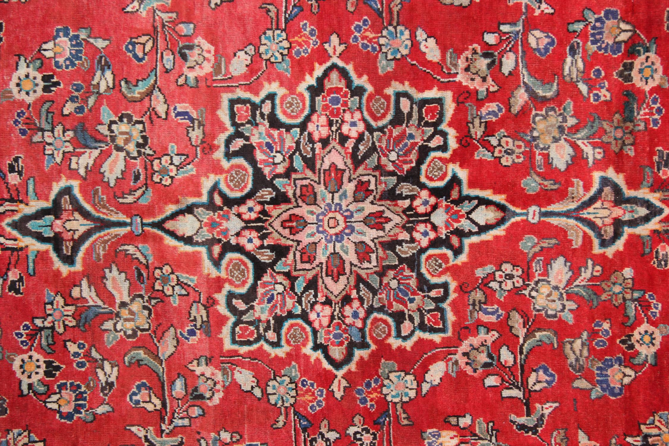 Art Deco Handmade Oriental Turkish Kilim Flatwoven Red Wool Area Rug