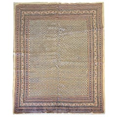 Oriental  Rug Handmade Carpet Traditional Wool All Over Paisley Area Rug