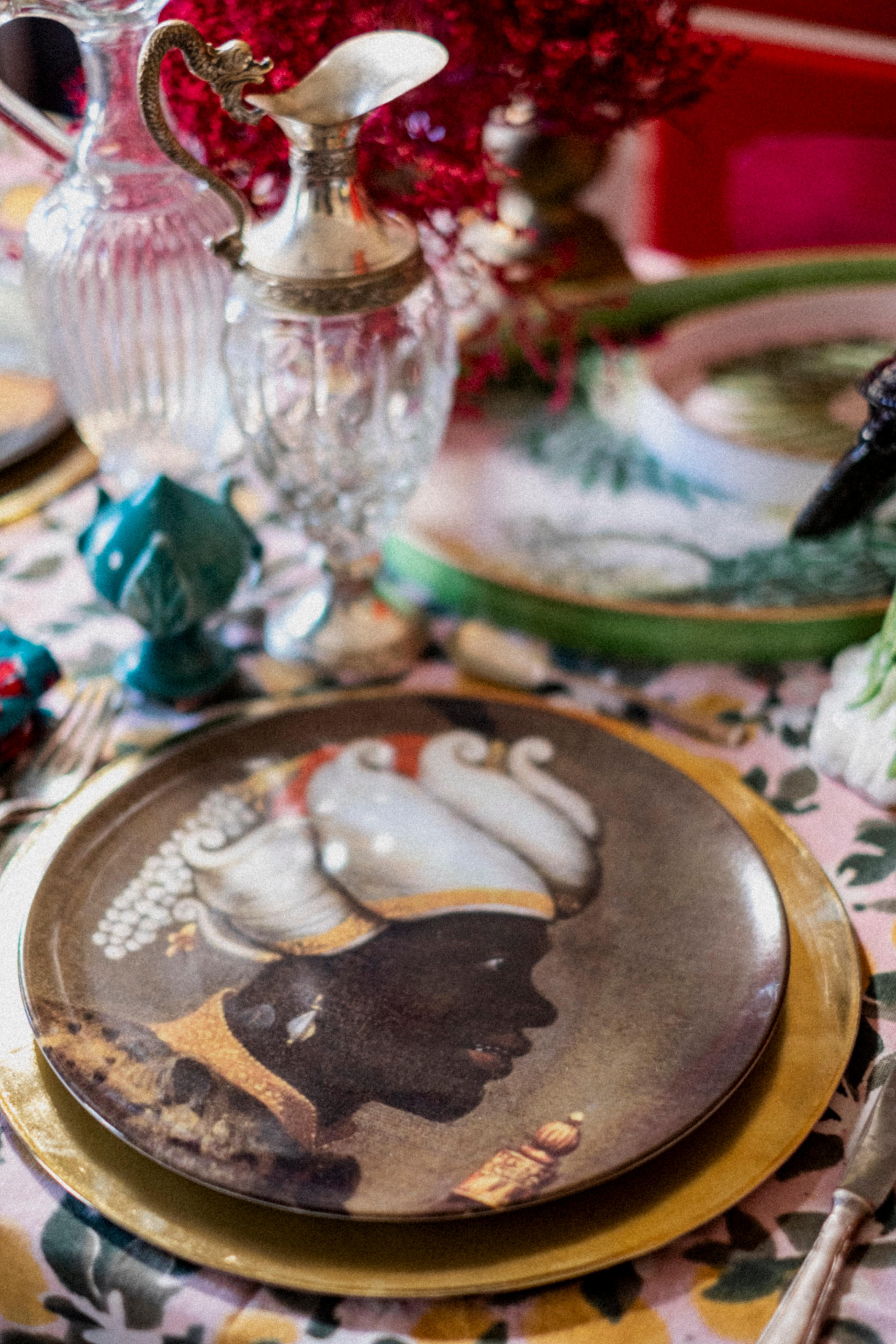 Contemporary Handmade Ottoman Porcelain Plate For Sale