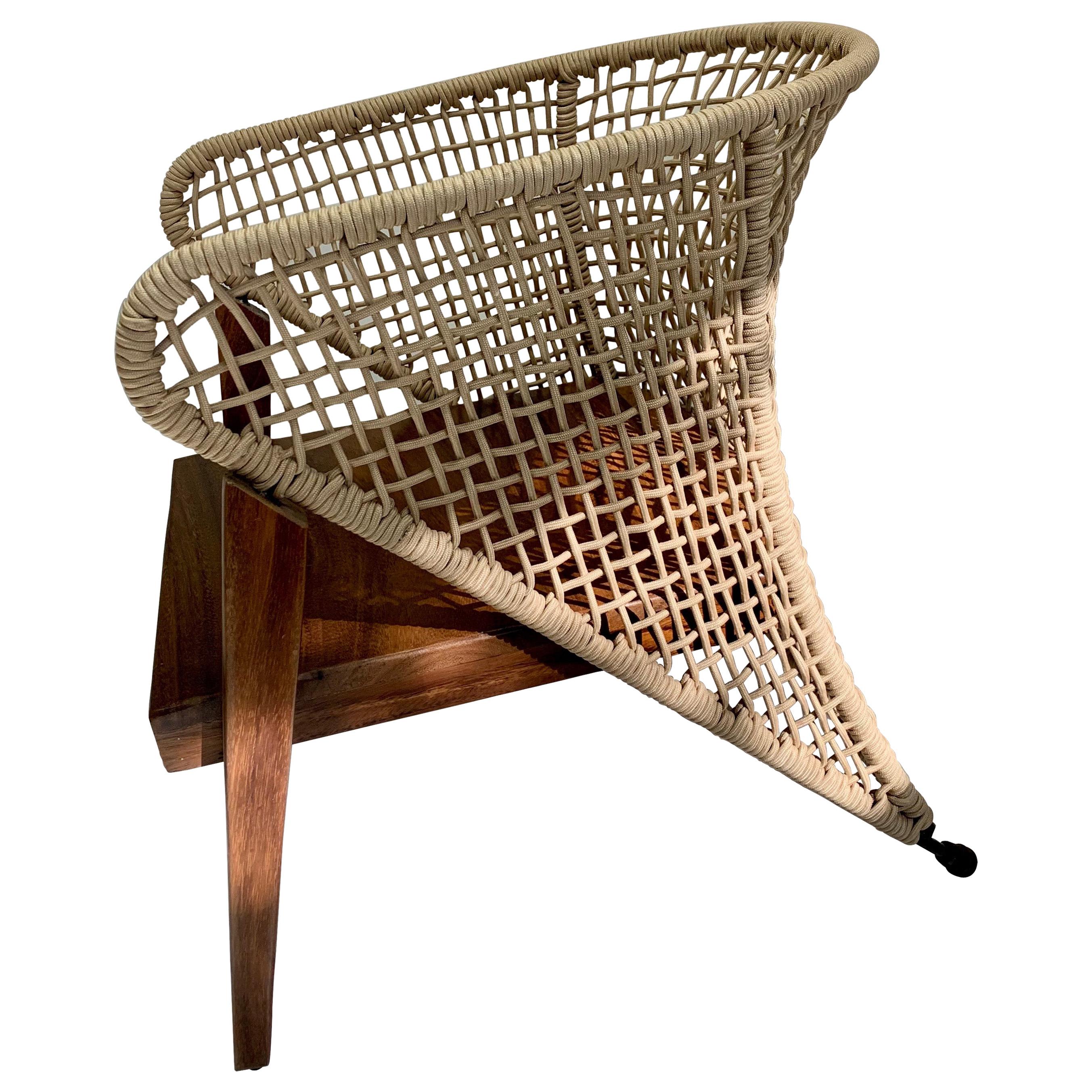 Handmade Outdoor "Canoa" Armchair