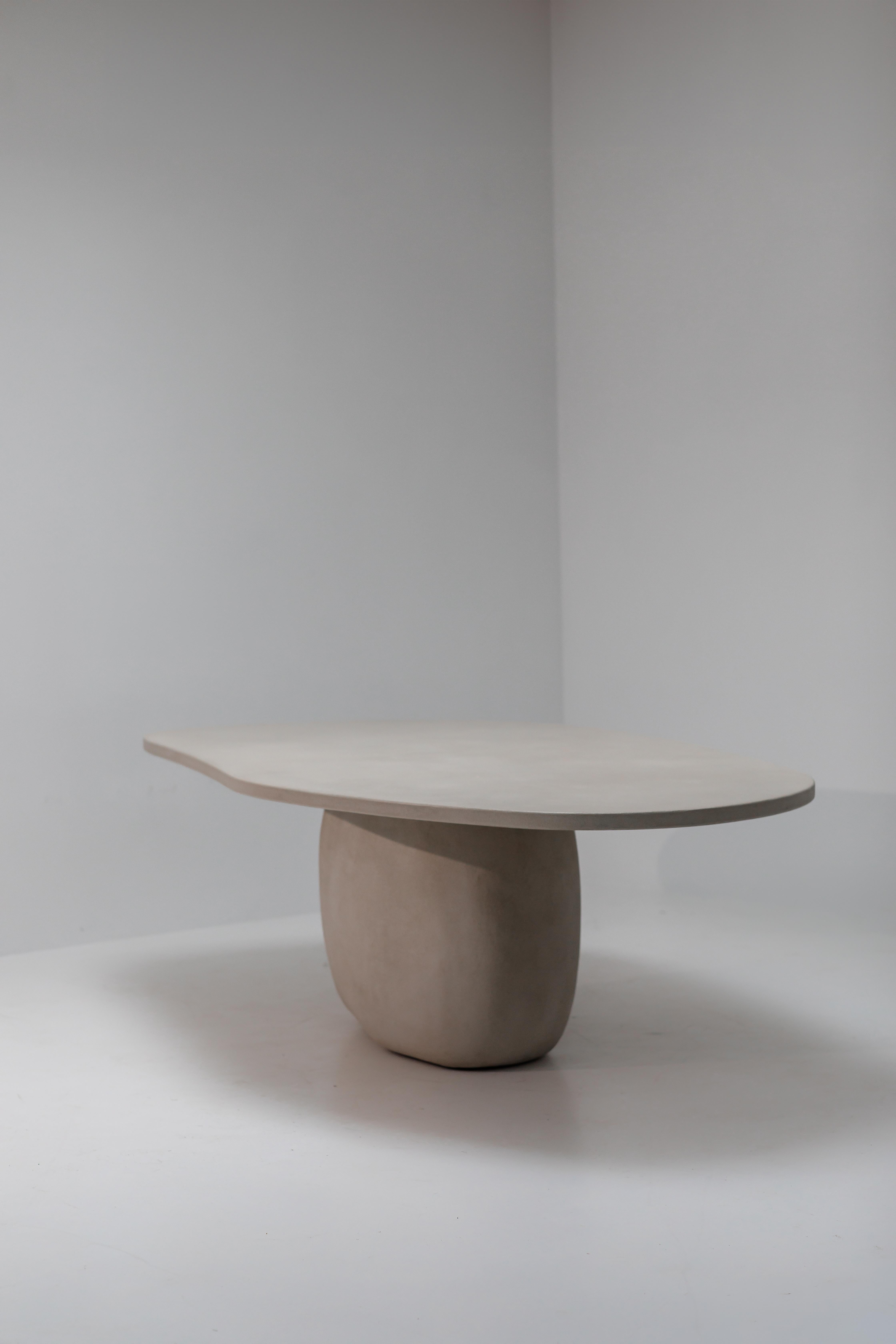 Table de salle à manger Rocc fabriquée à la main par Philippe Colette en vente 6