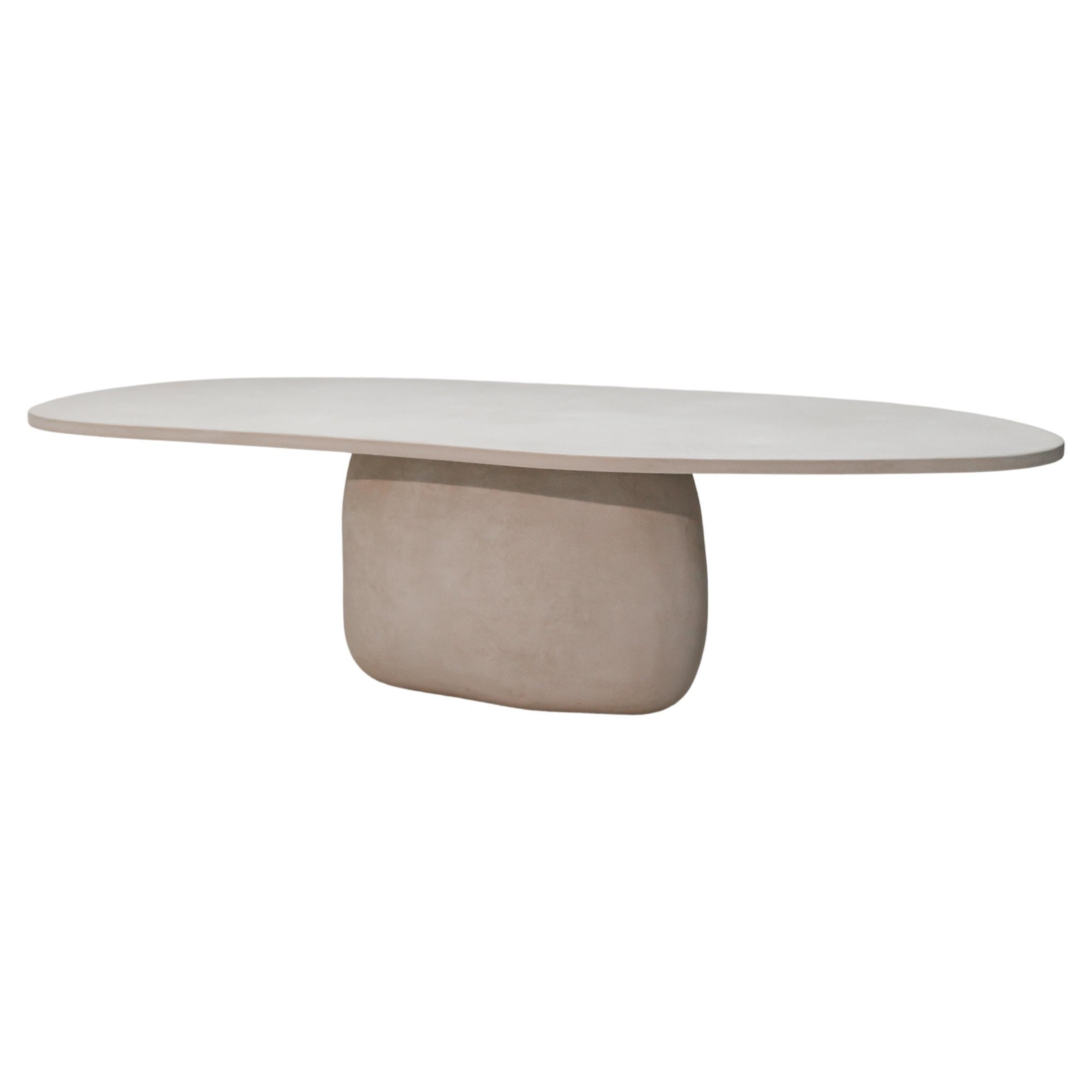 Table de salle à manger Rocc fabriquée à la main par Philippe Colette en vente