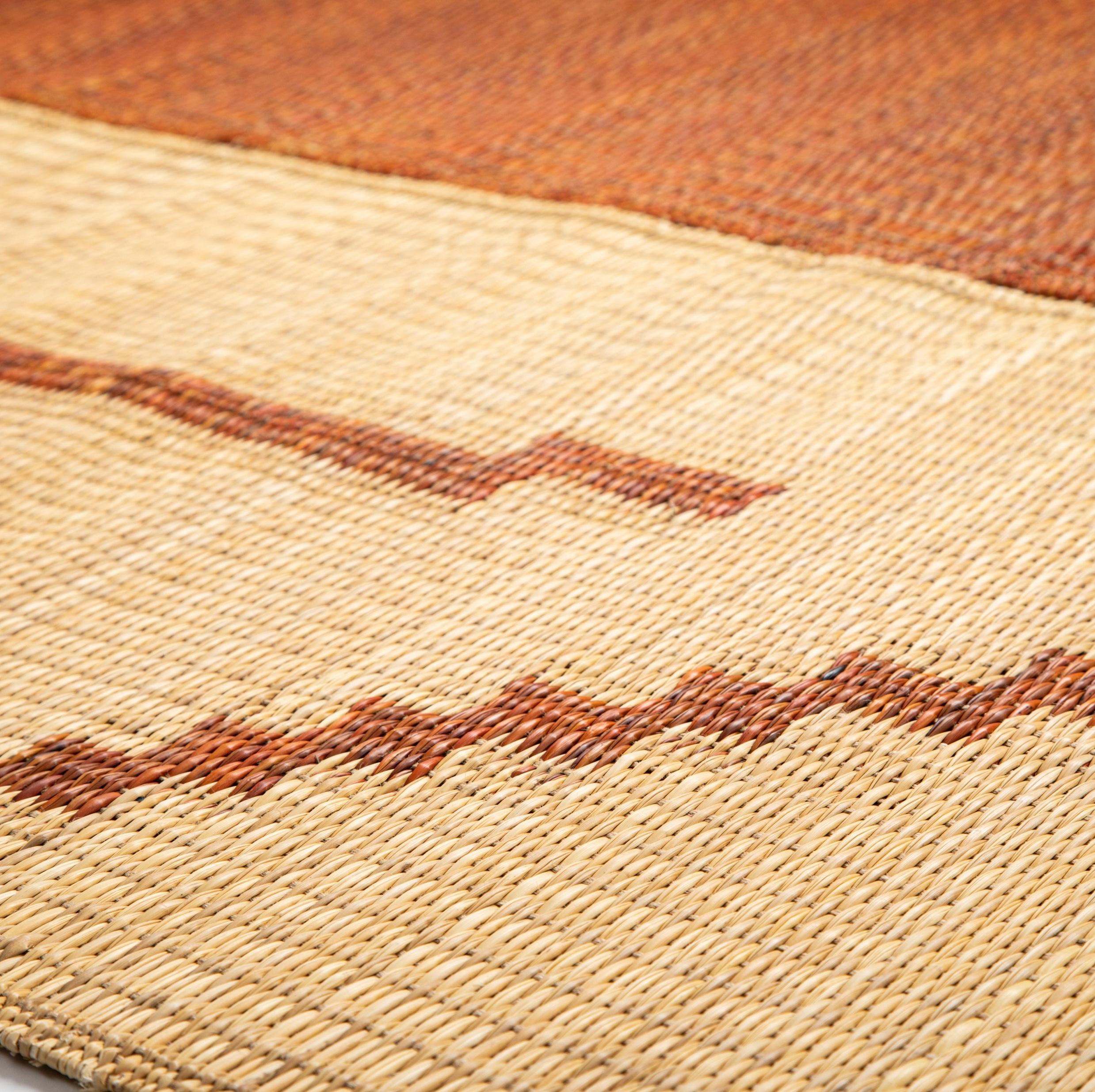 Handmade outdoor Runner Rug in natural fiber for Contemporary Home Decor For Sale 5
