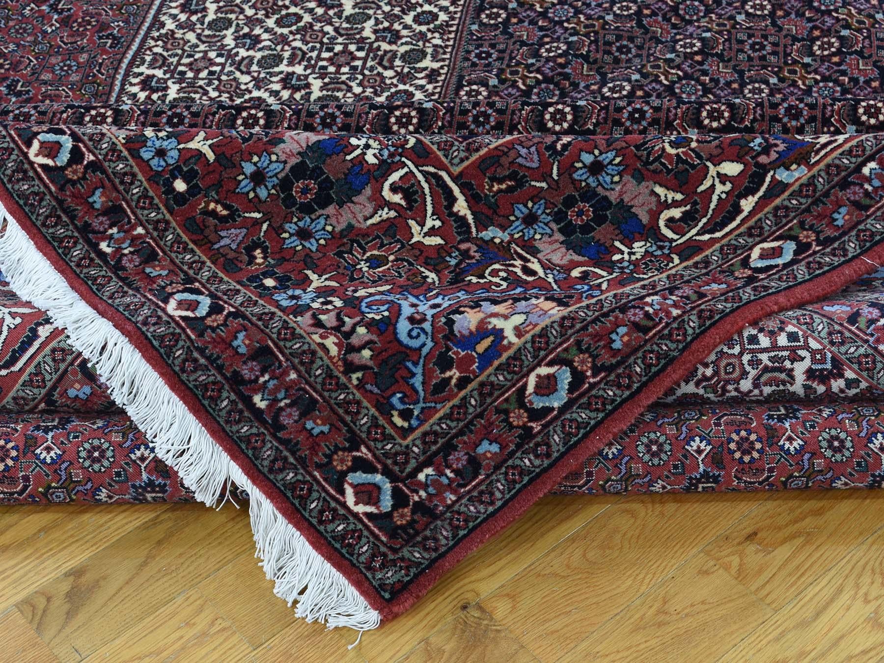 Handmade Oversize Persian Bijar 400 Kpsi Wool and Silk Rug 1