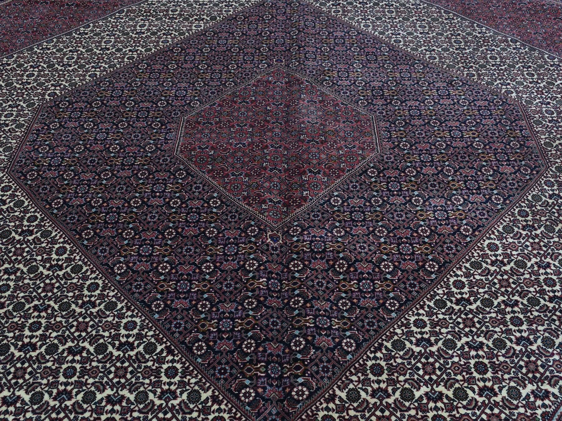 Handmade Oversize Persian Bijar 400 Kpsi Wool and Silk Rug 2