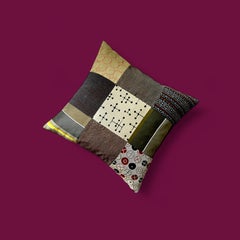 Copricuscino Patchwork fatto a mano: Maharam & Kvadrat, design moderno di metà secolo