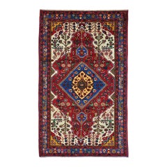 Handmade Persian Nahavand 100 Percent Wool Full Pile Oriental Rug