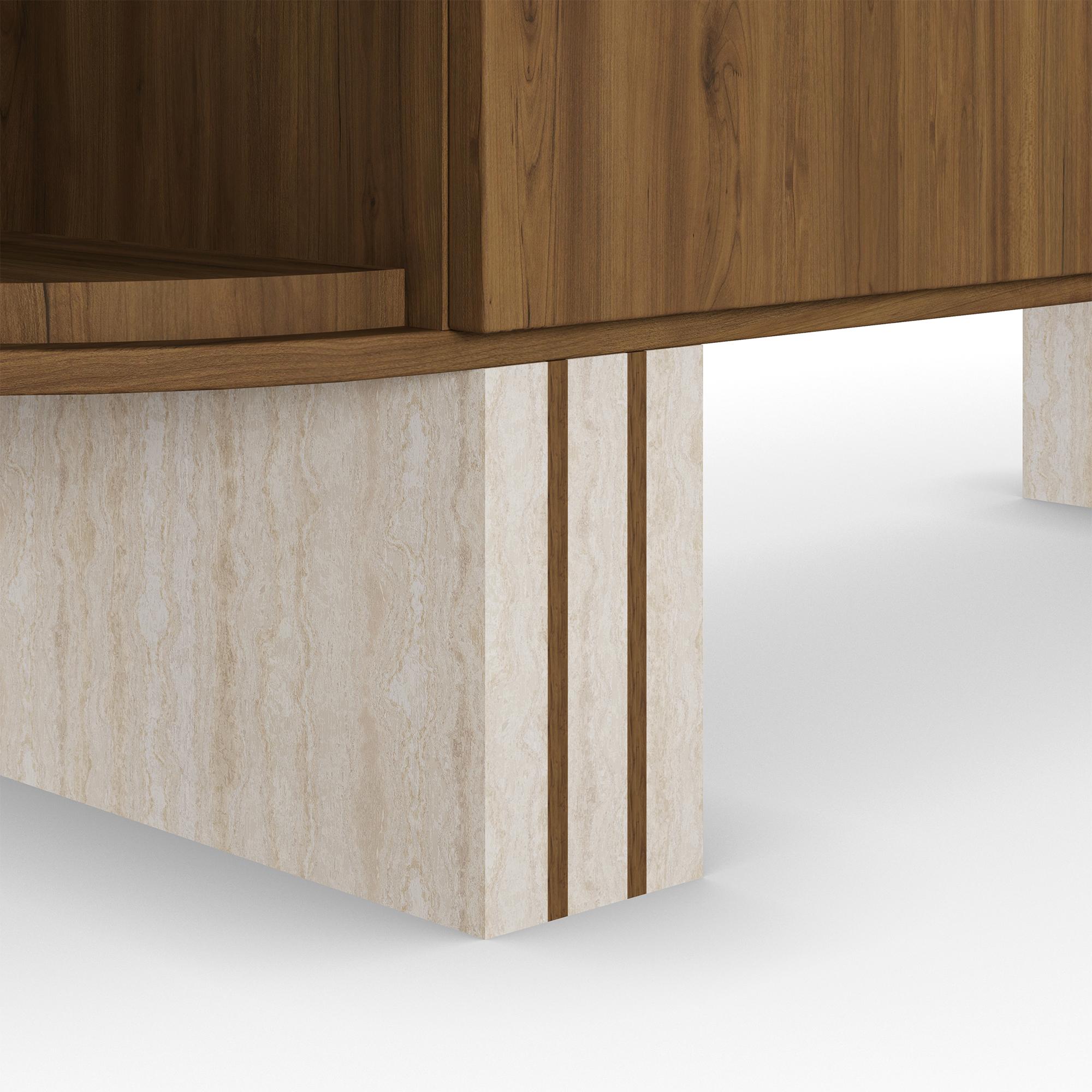 Peter Sideboard by Nolita Harbour is a luxurious blend of modern design and timeless elegance, crafted to elevate the sophistication of any living or dining space. This sideboard is designed with both functionality and style in mind, offering ample