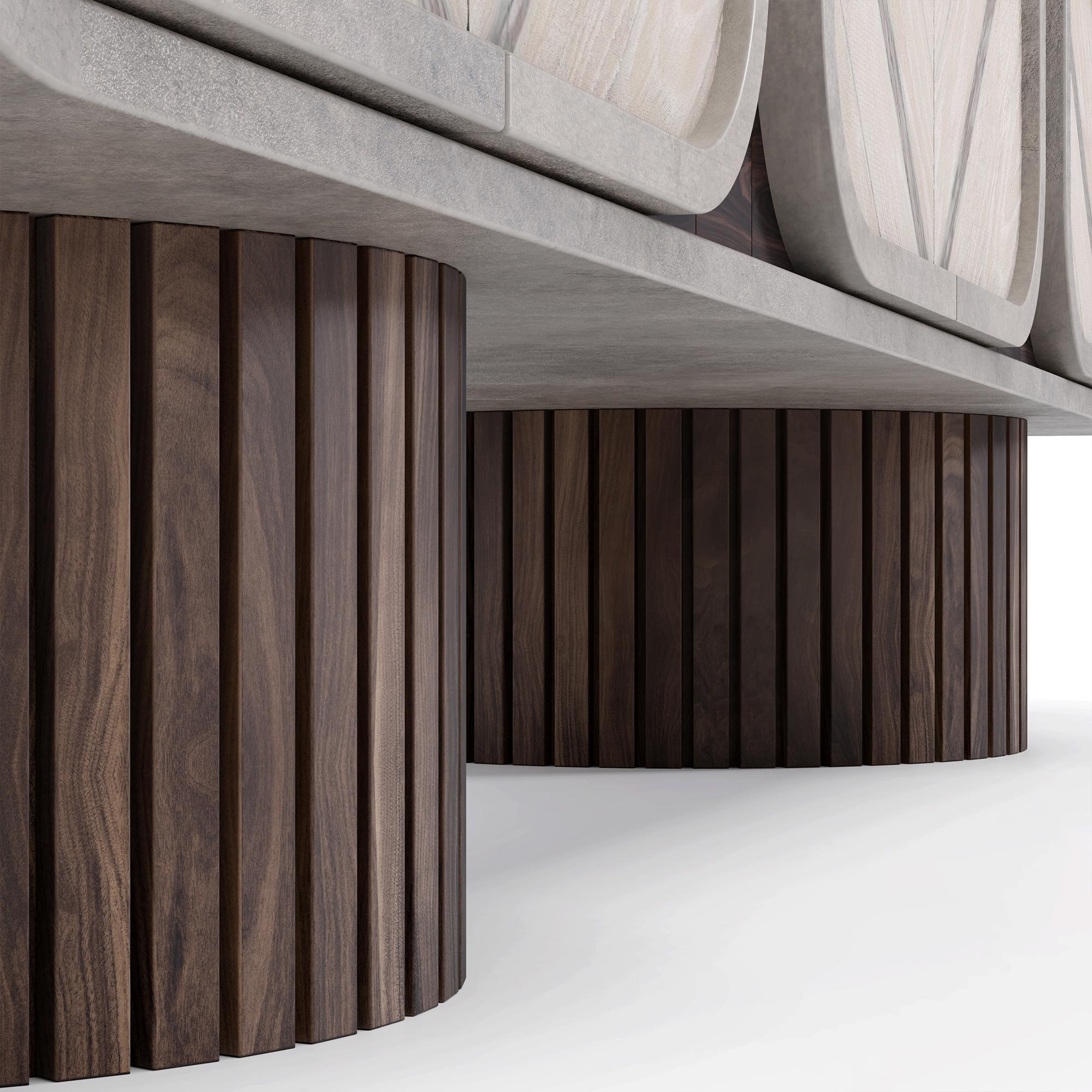 Enhance your living space with the timeless elegance of the Nolita Harbour Phillip Luxury Sideboard. This exquisite piece of furniture blends modern design with classic sophistication, making it a standout addition to any home. The Phillip sideboard