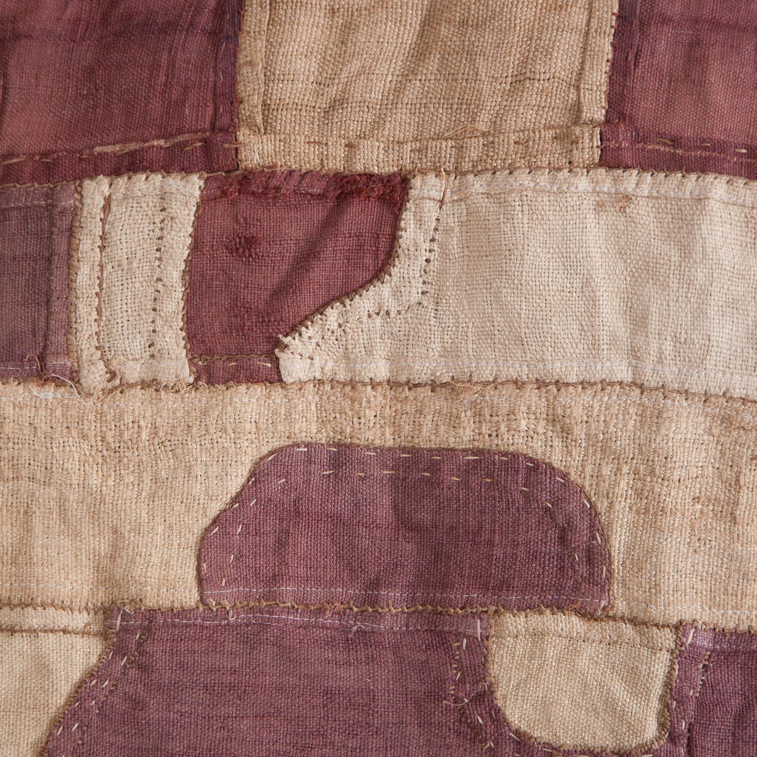 20th Century Handmade piece of Kuba cloth from the Congo, circa 1930 For Sale