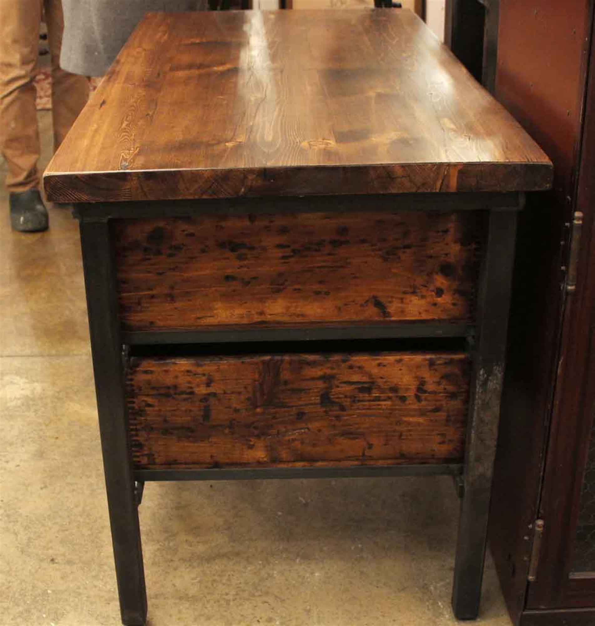 handmade wooden desk