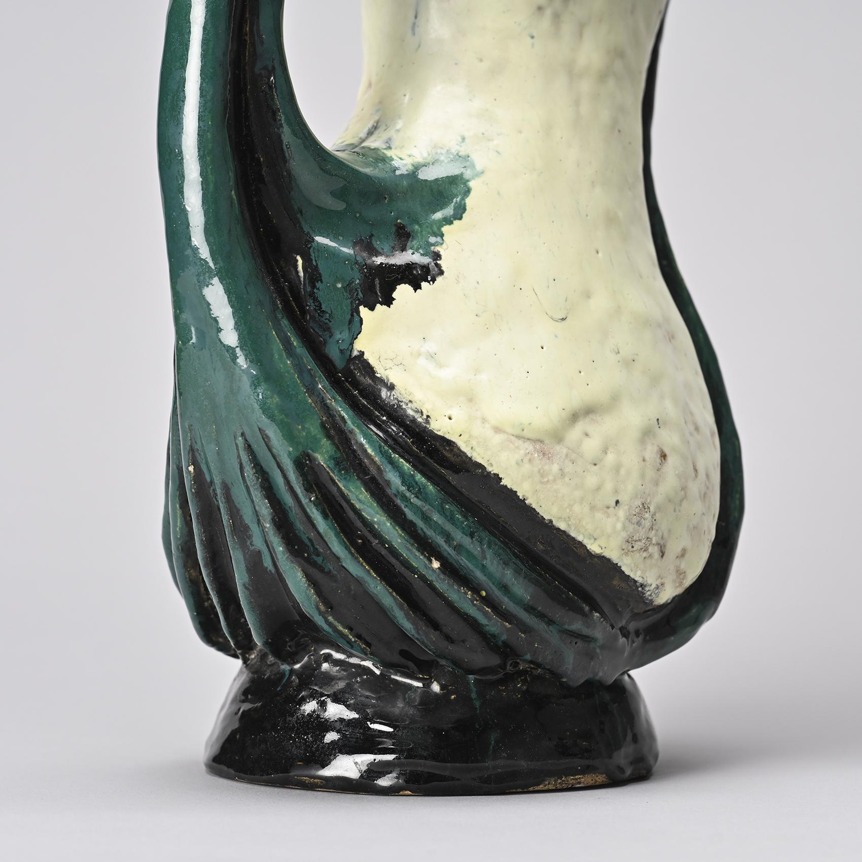 French Handmade Pitcher by Alice Colonieu, circa 1965 For Sale
