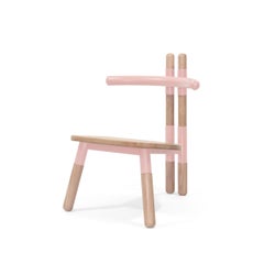 Handmade PK13 Armchair, Steel Structure and Turned Wood Legs by Paulo Kobylka