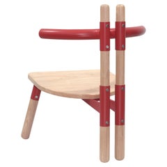 Handgefertigter PK13-Sessel mit Stahlstruktur und gedrechselten Holzbeinen von Paulo Kobylka