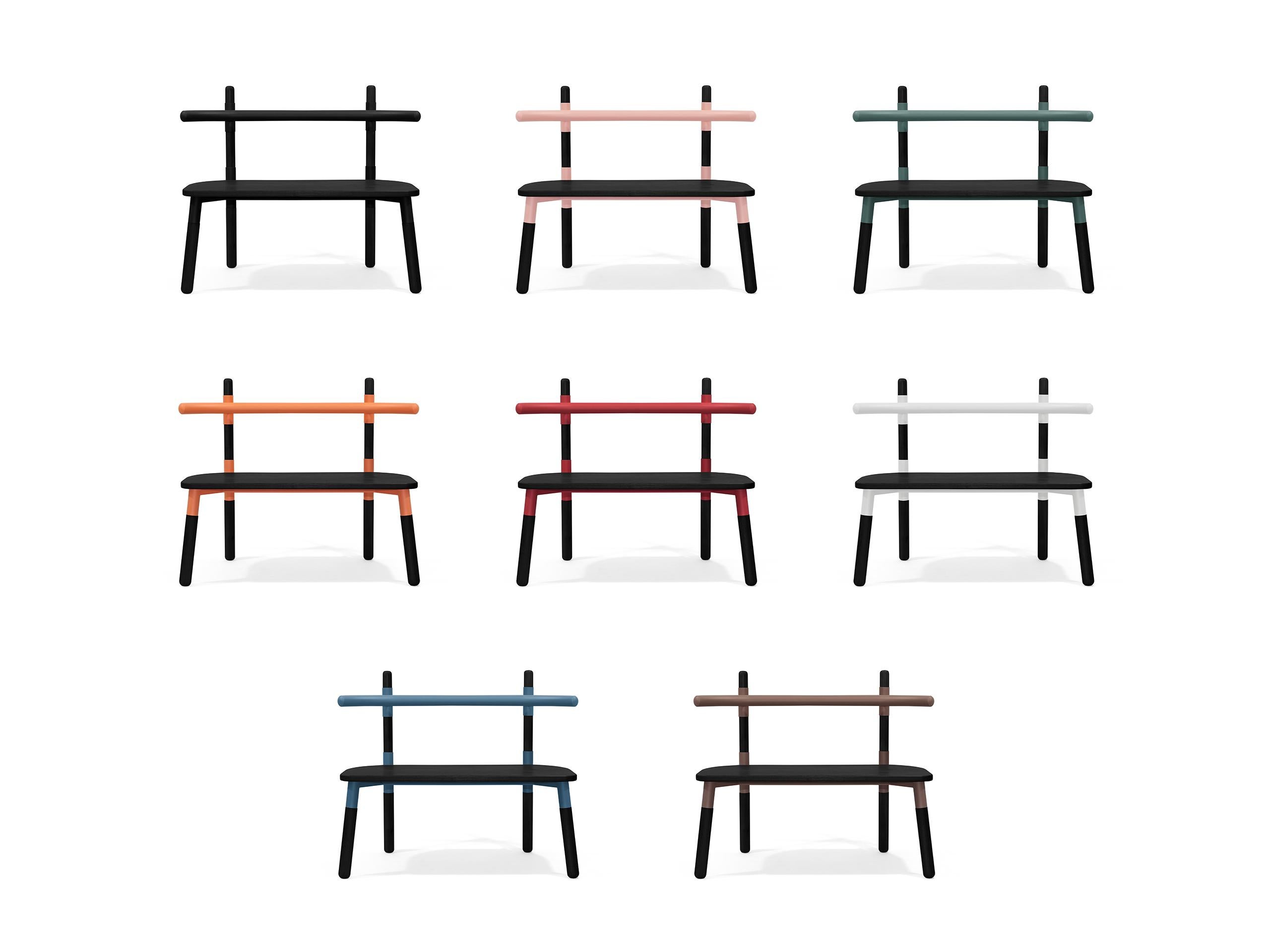 Handmade PK14 Double Chair, Steel Structure and Ebonized Legs by Paulo Kobylka For Sale 5
