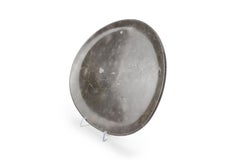 Piatto da portata Solido Marble Imperial Grigio scolpito a mano da collezione Italia