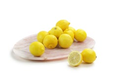 Plate Platter Serveware Solid Rose Quartz Hand-carved Collectible Italy