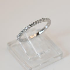 Handmade Platinum Full Eternity Ring