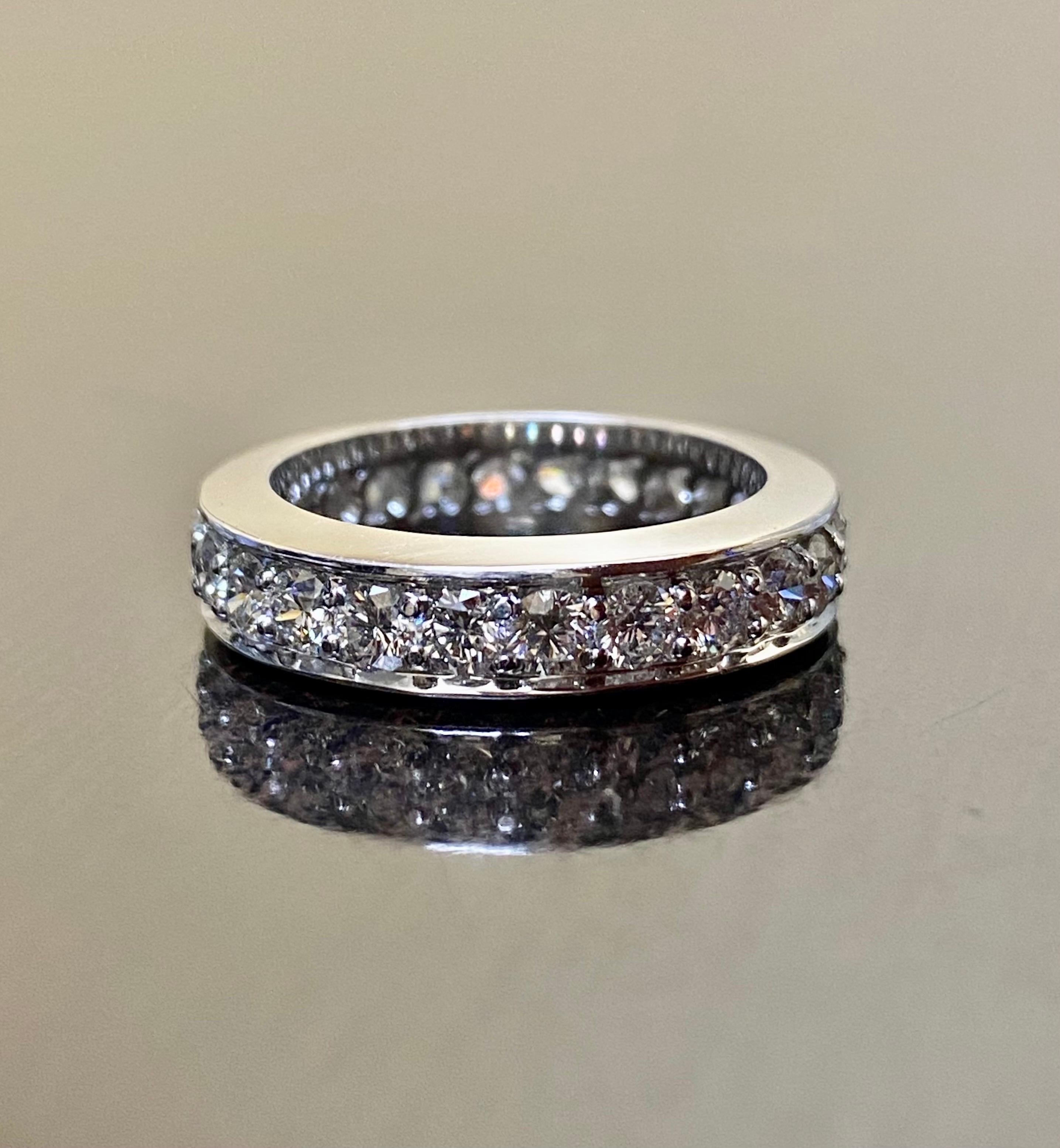 DeKara Designs Collection

Beautiful Art Deco Hand Engraved Eternity Pave Diamond Band.

This piece is handmade to perfection, from the stone setting to the engraving. High end band, for an affordable price.

Metal- 90% Platinum, 10% Iridium

Size-