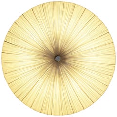 Seide über Metall „Stand By“ Pendelleuchte 95 in / 240 cm