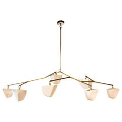 Cassiopeia 7 V1: Porcelain Mobile Chandelier, handmade by Andrea Claire Studio