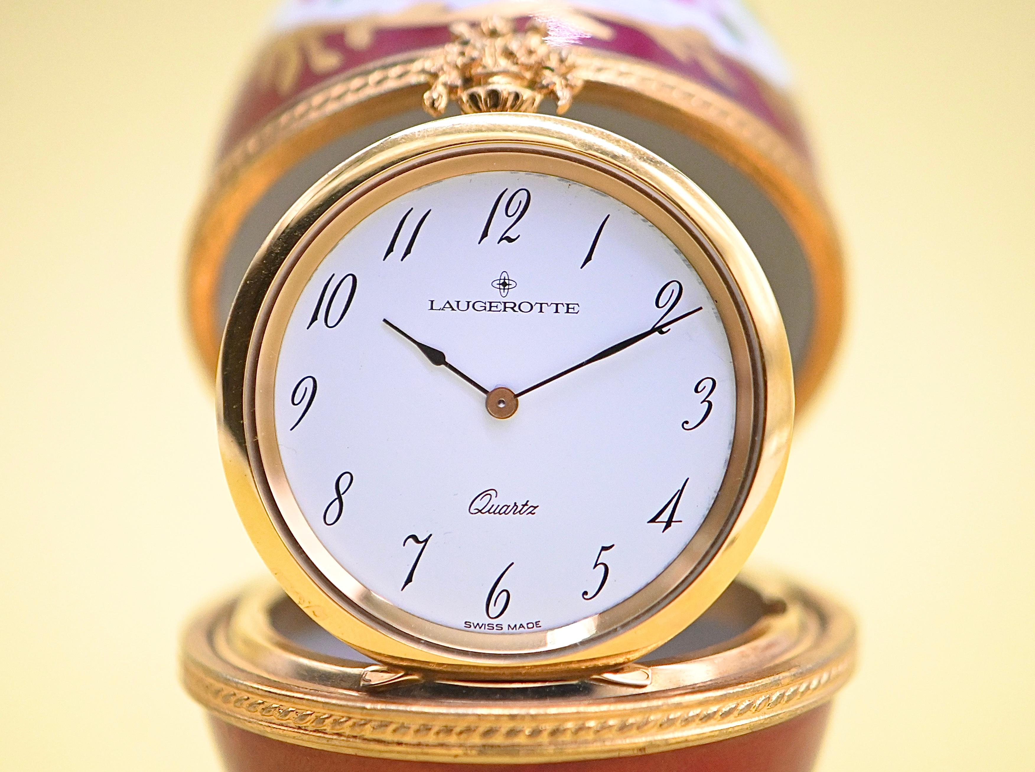 Handmade Porcelain Egg Clock For Sale 4