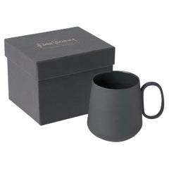 Handmade Porcelain  Mug -  Black   Esma Dereboy Tube Collection