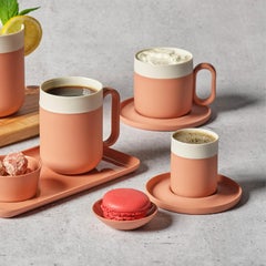 Handmade Porcelain Mug by Esma Dereboy  – Coral Ivory, Award Winning