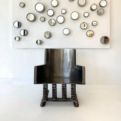 Handmade Post-Modern Steel Chair, 2005 USA