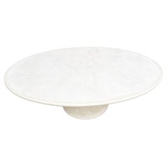 Handmade Round Outdoor Dining Table 120 by Philippe Colette