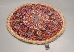 Handmade Round Rug Doormat Oriental Circular Interior Carpet Mat Entrance Way
