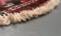 Handmade Rug Doormat Oriental Rug Half Circular Interior Carpet Mat Entrance Way