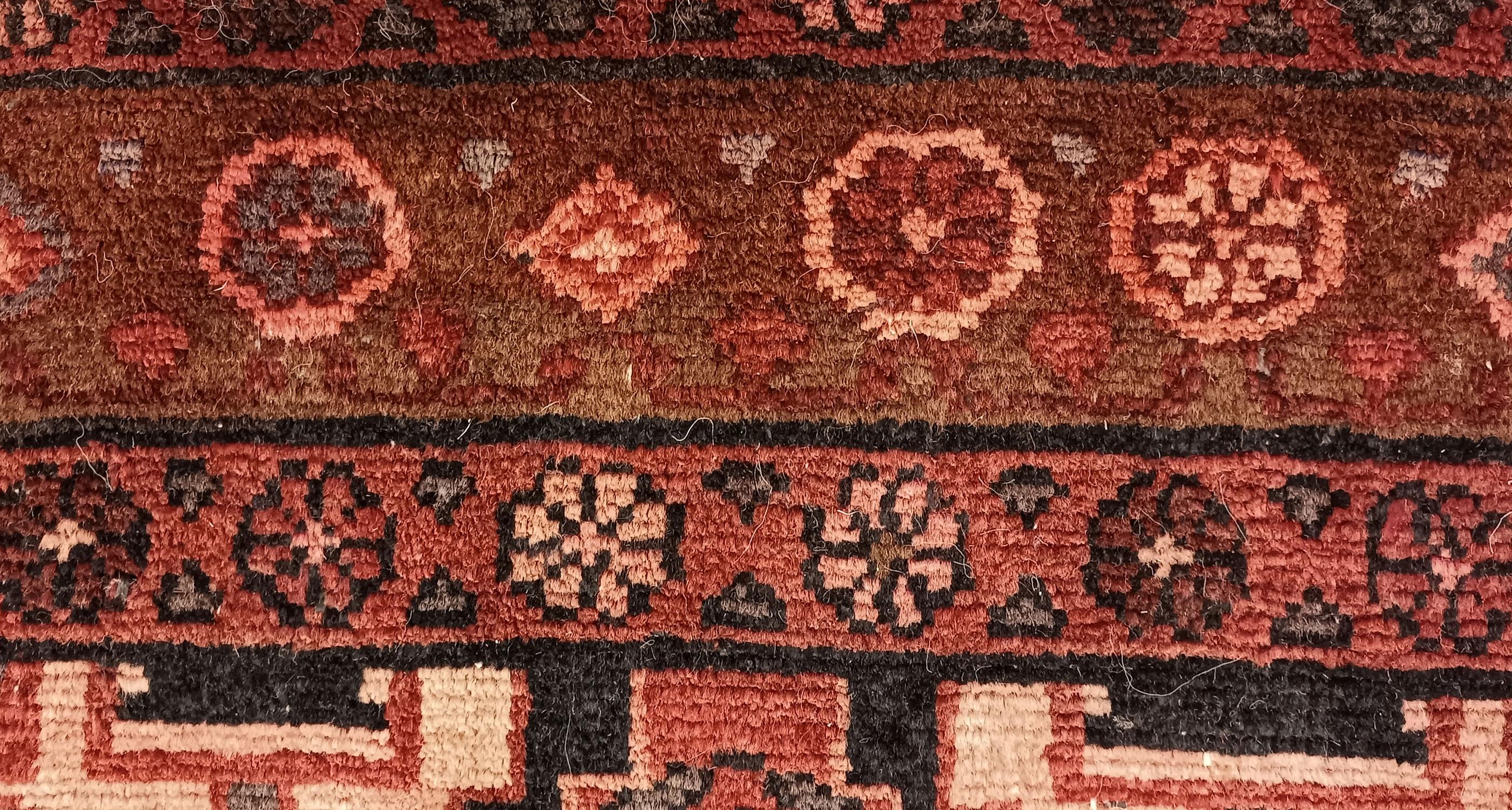 Vegetable Dyed Handmade Rug Doormat Oriental Rug Half Circular Interior Carpet Mat Entrance Way For Sale