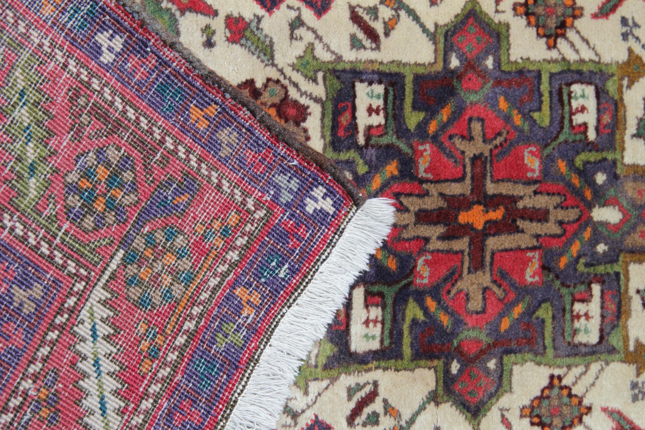 20th Century Handmade Runner Rug Afghan Carpet Tribal Motif For Sale