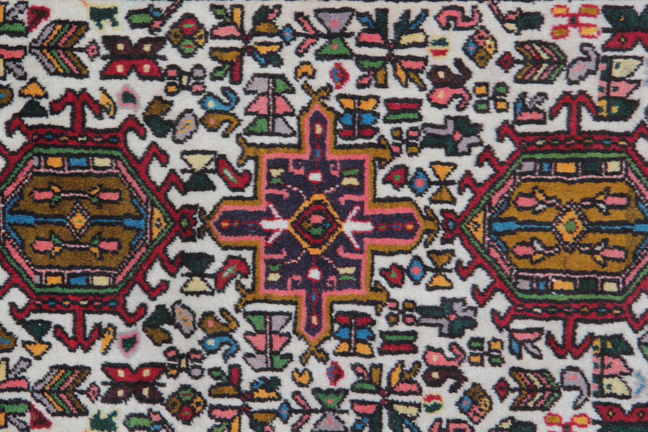 Azerbaijani Handmade Runners and Rugs, Wool Oriental Runner Vintage Tribal Carpet For Sale