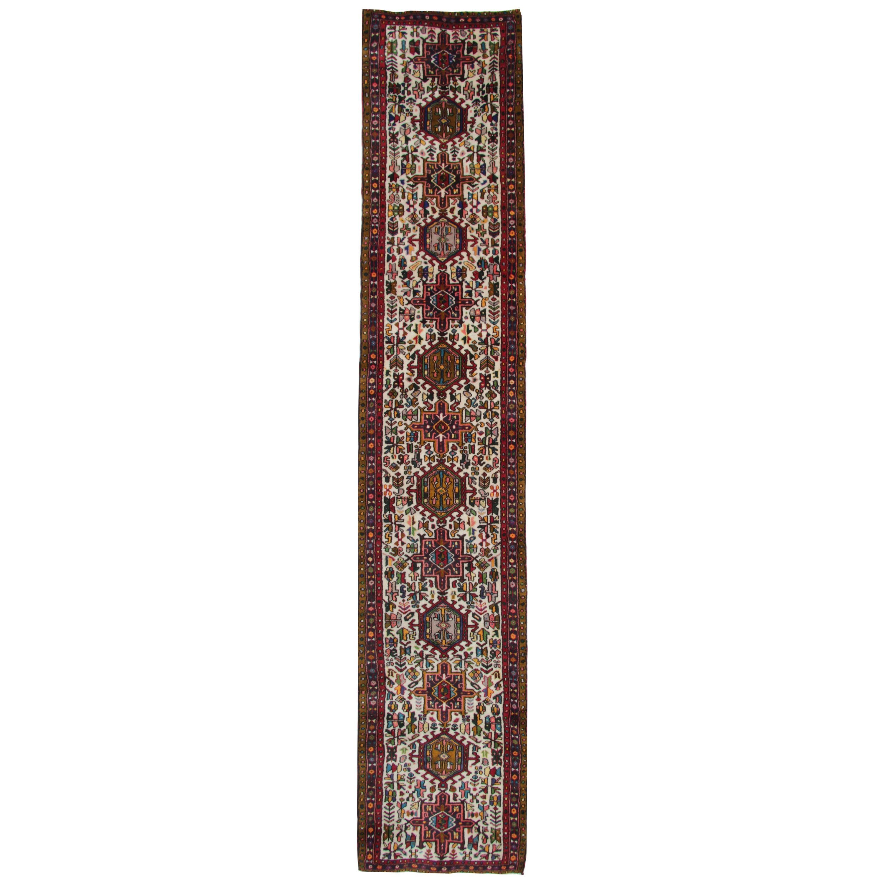 Handmade Runners and Rugs, Wool Oriental Runner Vintage Tribal Carpet For Sale